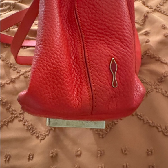 Christian Louboutin Red Leather Tote Bag - Picture 12 of 13